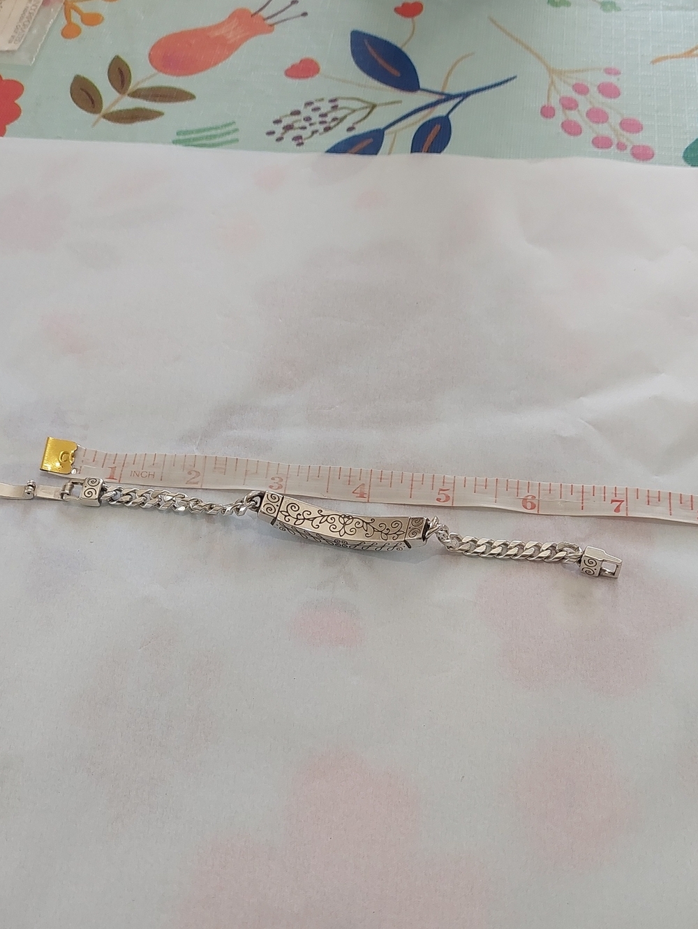 Brighton Silver 'Friends' Engraved ID Bracelet. - Picture 4 of 5